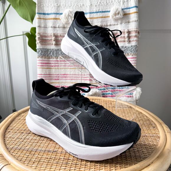 ASICS Gel-Kayano 31 Black Pure Silver Road Running Sneakers Women’s 9.5 Wide
